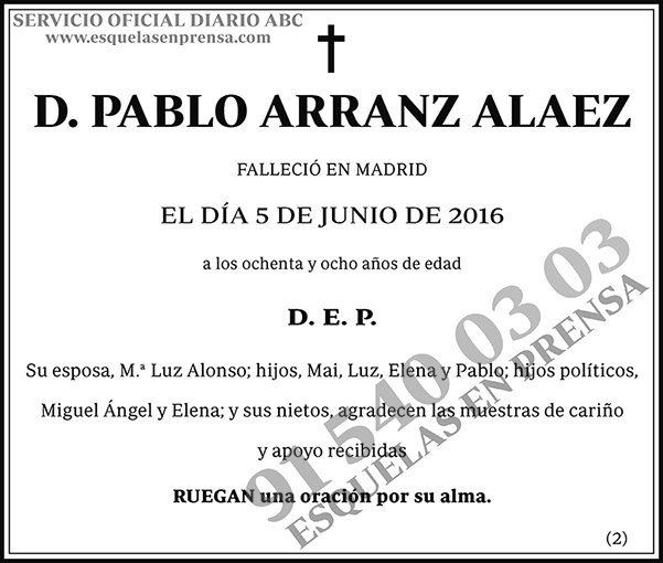 Pablo Arranz Alaez
